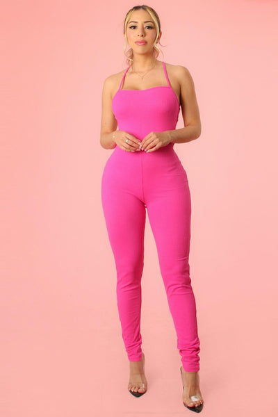 Laced Jumpsuit-pants