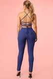Laced Jumpsuit-pants