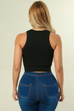Texture Racerback tank top