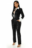 Executive Glam Sequin Set