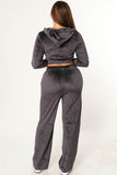 BBB Store Women's Knit Hoodie Jumpsuit Set Multicolor Casual 2-Piece