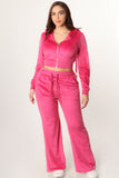 BBB Store Women's Knit Hoodie Jumpsuit Set Multicolor Casual 2-Piece
