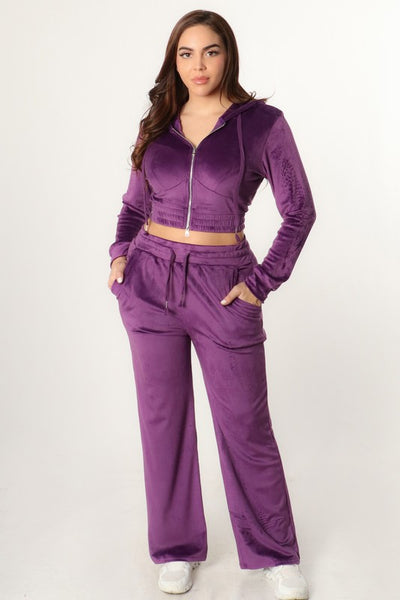 BBB Store Women's Knit Hoodie Jumpsuit Set Multicolor Casual 2-Piece