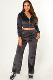 BBB Store Women's Knit Hoodie Jumpsuit Set Multicolor Casual 2-Piece